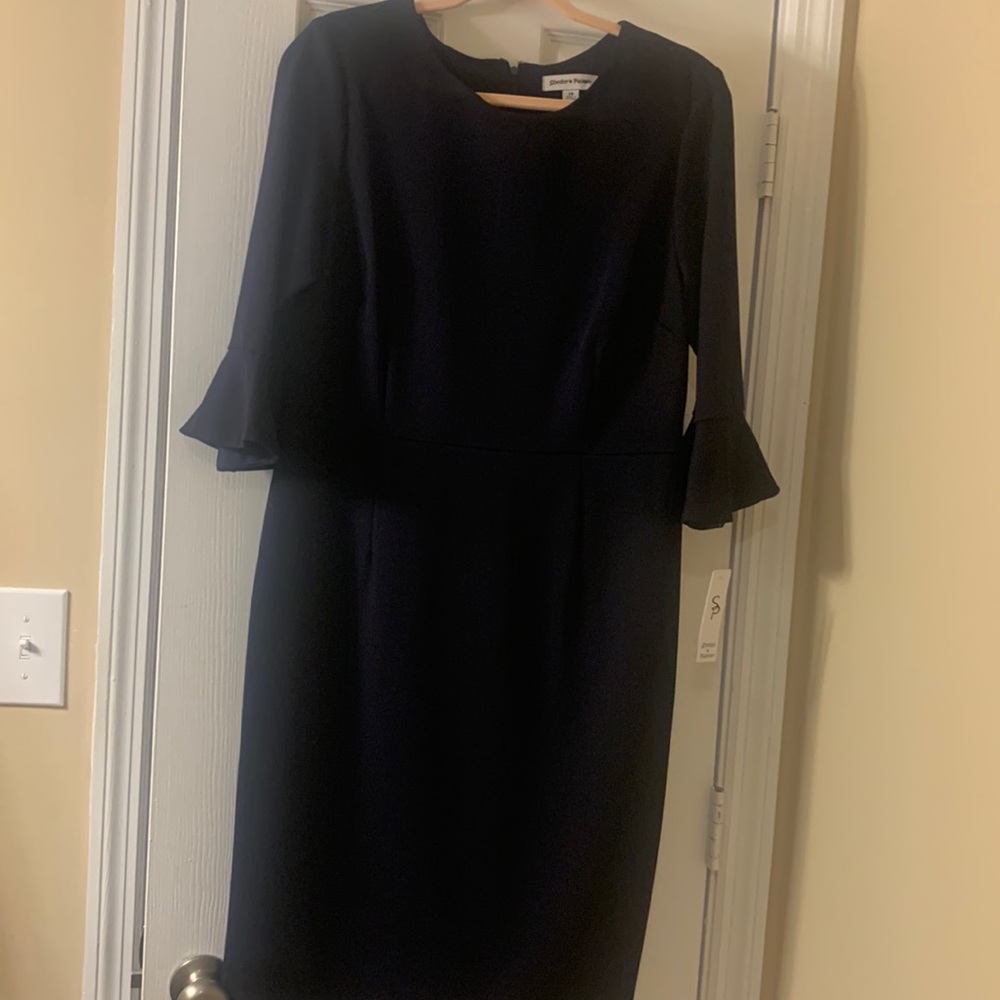 NWT Shelby & Palmer dress.  Color is black. Sleeves make the dress.